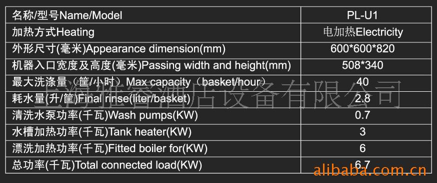 供應(yīng)洗碗機酒店設(shè)備廚房設(shè)備桌下式洗碗機