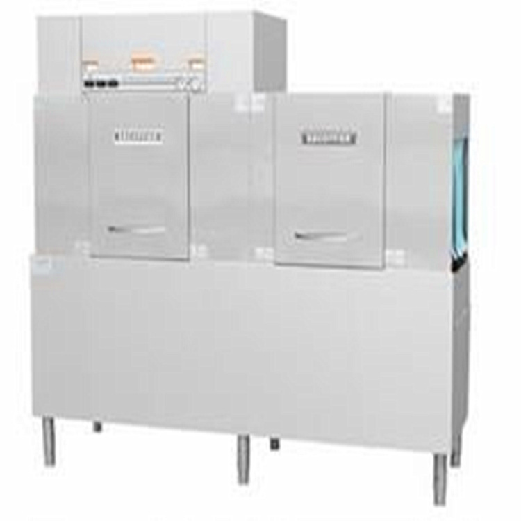 ?？品齐p缸單噴淋通道式洗碗機全自動大型商用酒店食堂高溫消毒