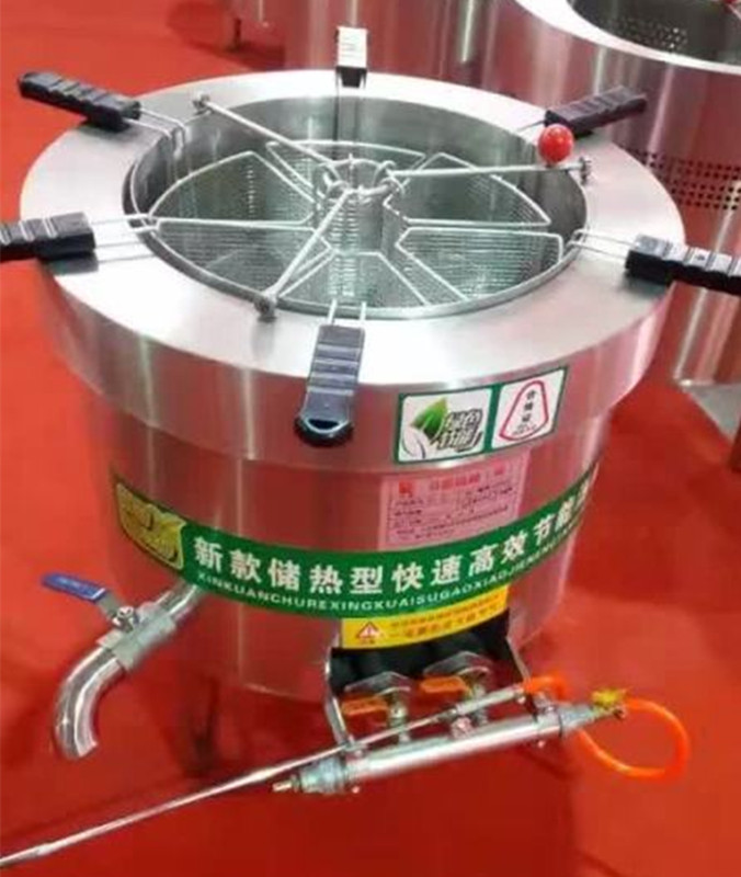 加厚節(jié)能不銹鋼湯桶商用大容量復(fù)底多層翅片聚能帶蓋燃氣湯鍋