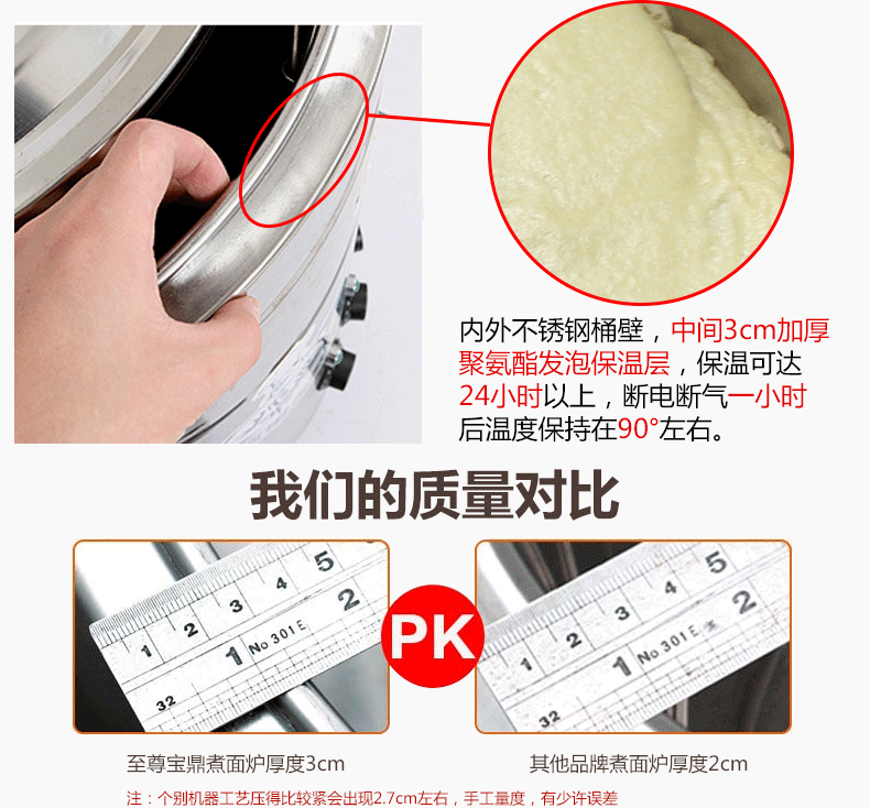 燃?xì)怆p頭煮面爐 臺(tái)式多功能電熱湯桶爐 鹵肉爐 電湯面爐 煮湯粉爐