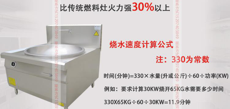 廠家直銷節(jié)能環(huán)保20KW 600~1000大鍋灶單頭大炒商用電磁爐