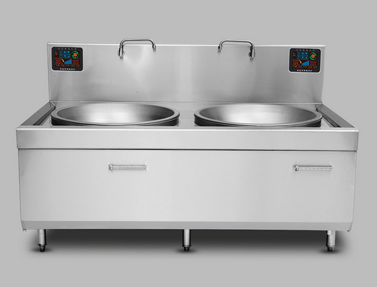電磁爐商用電磁爐雙頭大型電磁鍋灶食堂飯堂雙眼電炒爐20kw大鍋灶