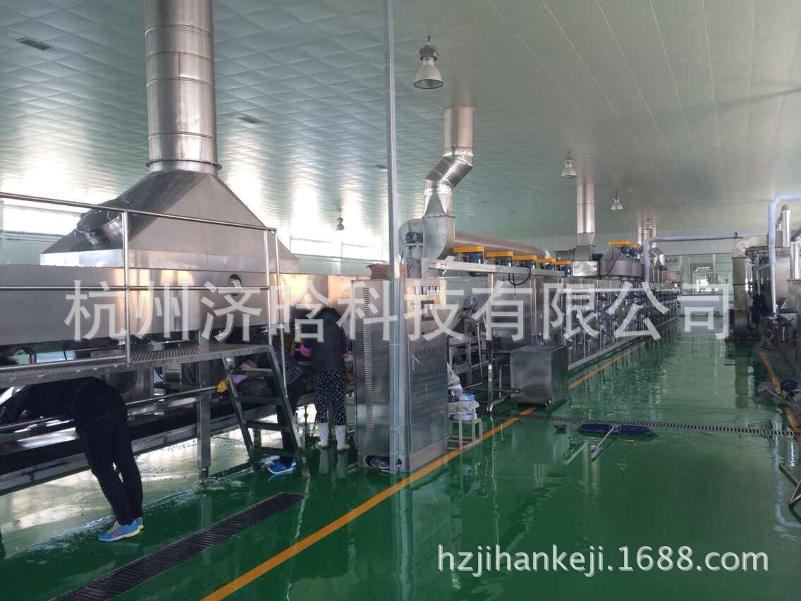 大型熱風(fēng)消毒庫(kù),雙排鏈炊燜飯主機(jī),聯(lián)合自動(dòng)米飯炊飯生產(chǎn)線設(shè)備