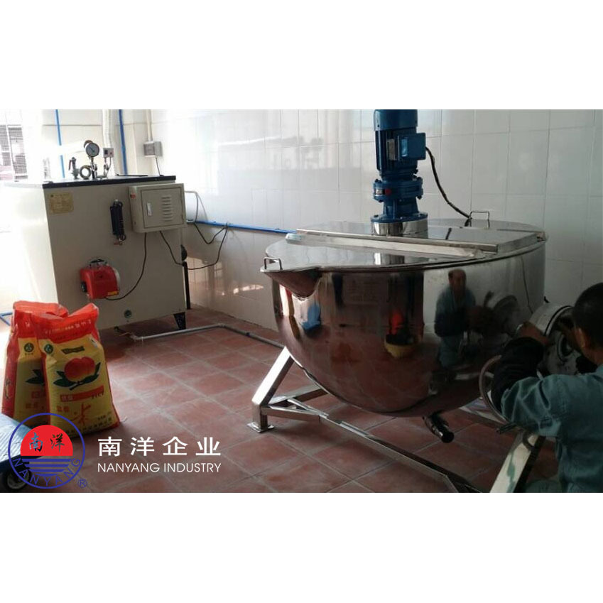 不銹鋼煮鍋可傾式蒸汽蒸飯夾層鍋煮豆鍋炊事設(shè)備廚房炒菜設(shè)備廠家