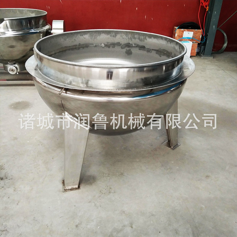 廠家批發(fā) 蒸汽立式夾層鍋 電加熱燃?xì)鈯A層鍋 大型炒菜煮肉鍋