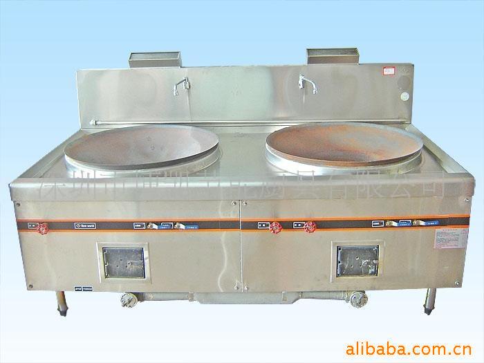 廠家專業(yè)生產(chǎn)不銹鋼雙頭大炒爐，不銹鋼煤氣炒爐，單頭炒爐