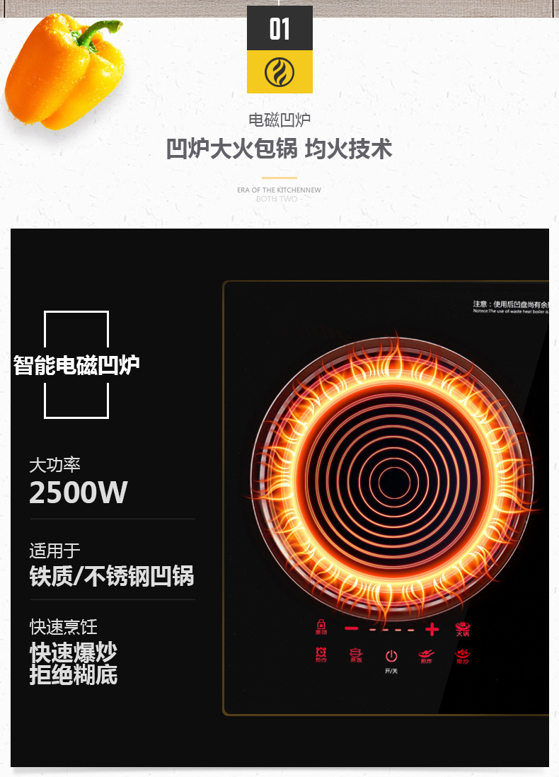 批發(fā)高檔萬福源嵌入式電磁爐雙灶電家用陶爐雙頭臺(tái)式組合一平一凹