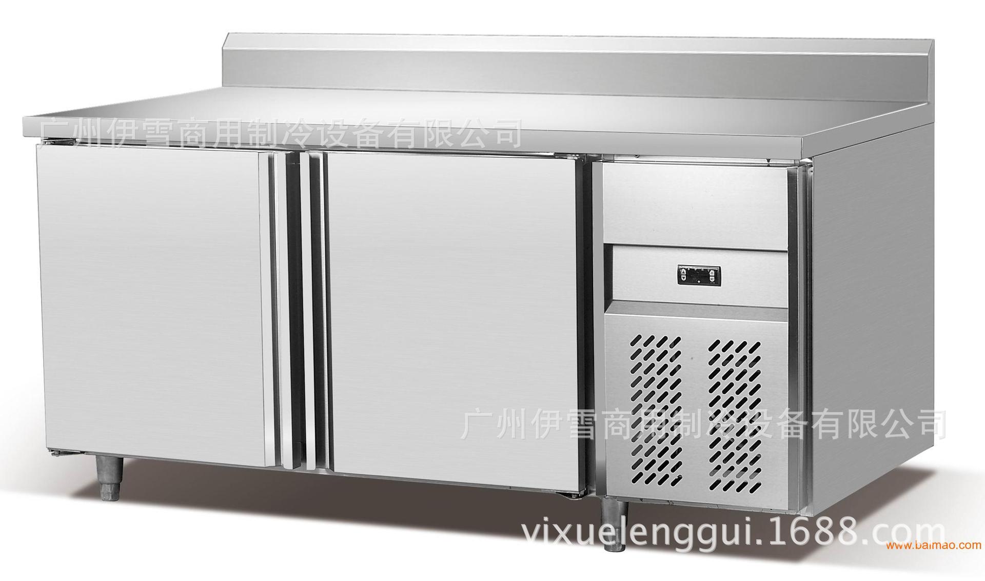 1.8米工作臺(tái)保鮮冷凍均可蔬菜沙拉水果食品儲(chǔ)存工作臺(tái)操作臺(tái)3門