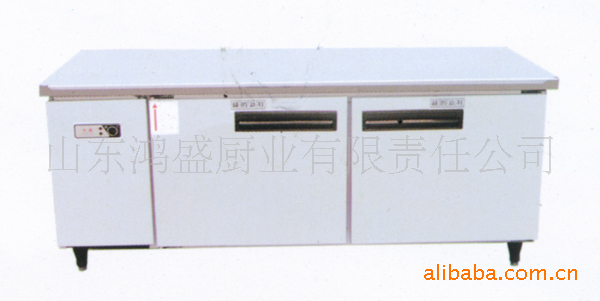 廚房設(shè)備山東廚房設(shè)備保鮮工作臺(tái)單通冷凍工作臺(tái)食堂廚房設(shè)備酒店