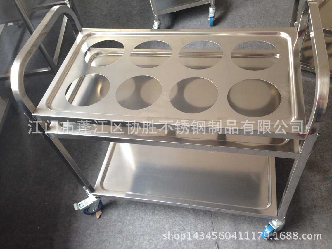 廠家大量供應(yīng)不銹鋼調(diào)料車(chē) 訂做各類(lèi)非標(biāo)酒店用品手推車(chē)