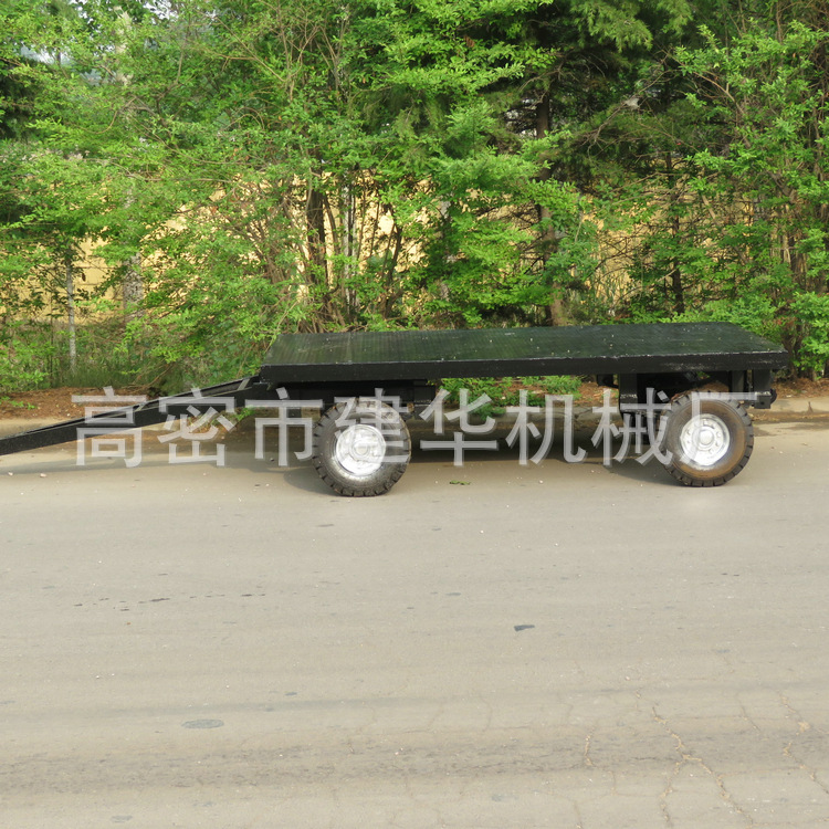 山東直銷(xiāo) 小型平板拖車(chē) 平板自卸車(chē)商用載重平板拖車(chē)批發(fā)