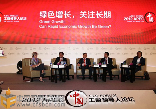 APEC中國工商領導人論壇“全體會議：綠色增長，關注長期”現場圖片